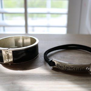 Set of 2 Boutique Stackable Bracelets